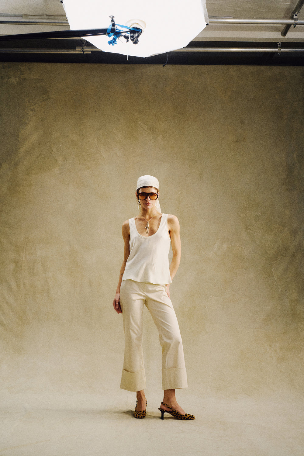 PANTALON ECHOES ÉCRU