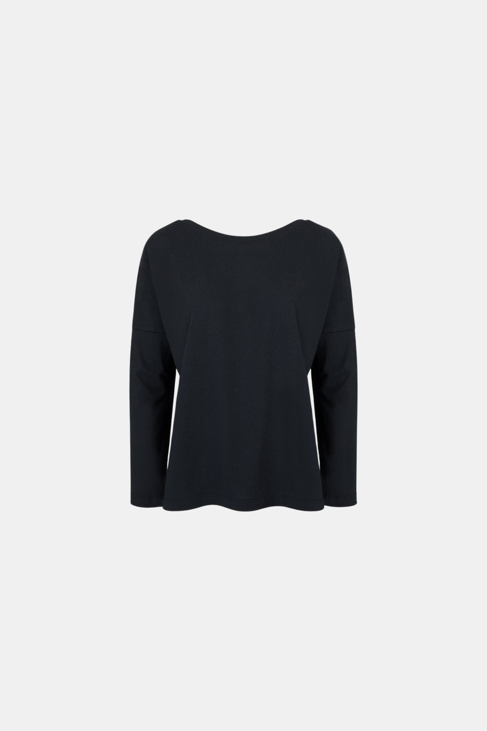 LONGSLEEVE V-BACK  CZARNY