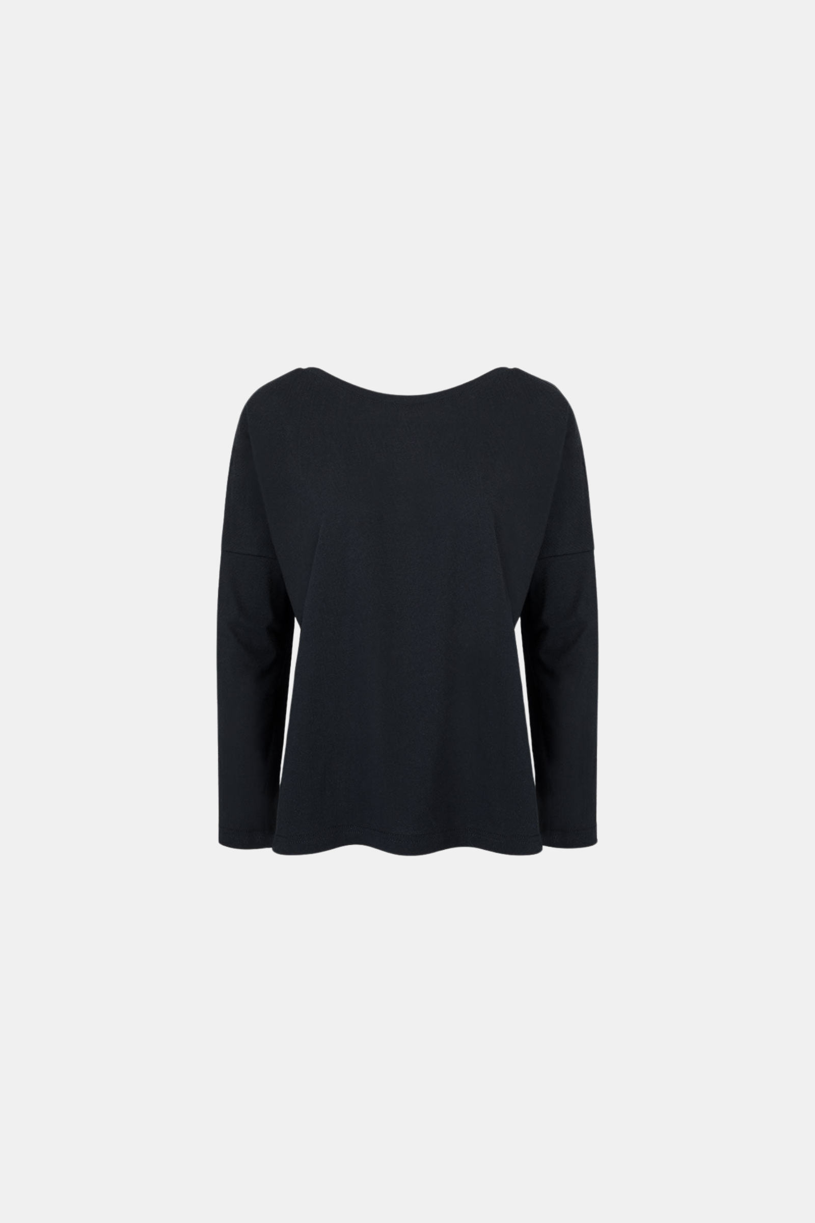 LONGSLEEVE V-BACK  CZARNY