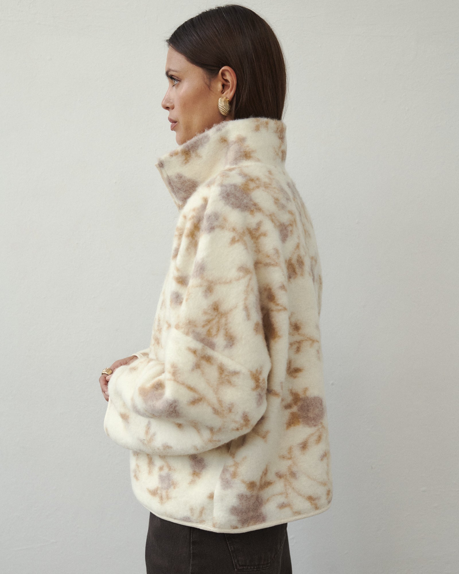 SOLIN SWEATSHIRT EN LAINE ÉCRU