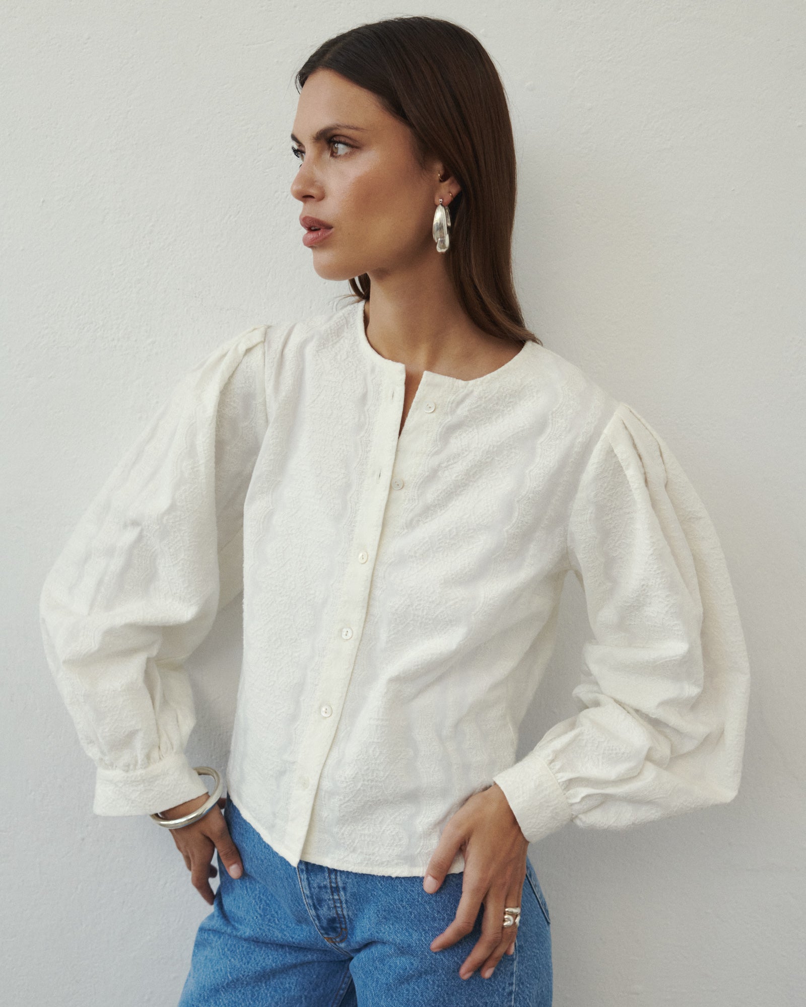 CHEMISE DOVE BLANC CASSÉ