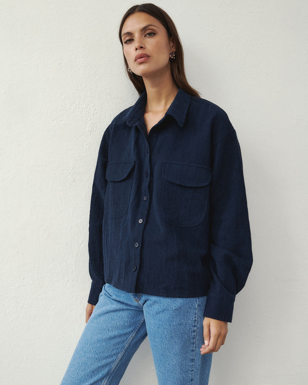 STREAM OVERSHIRT NAVY