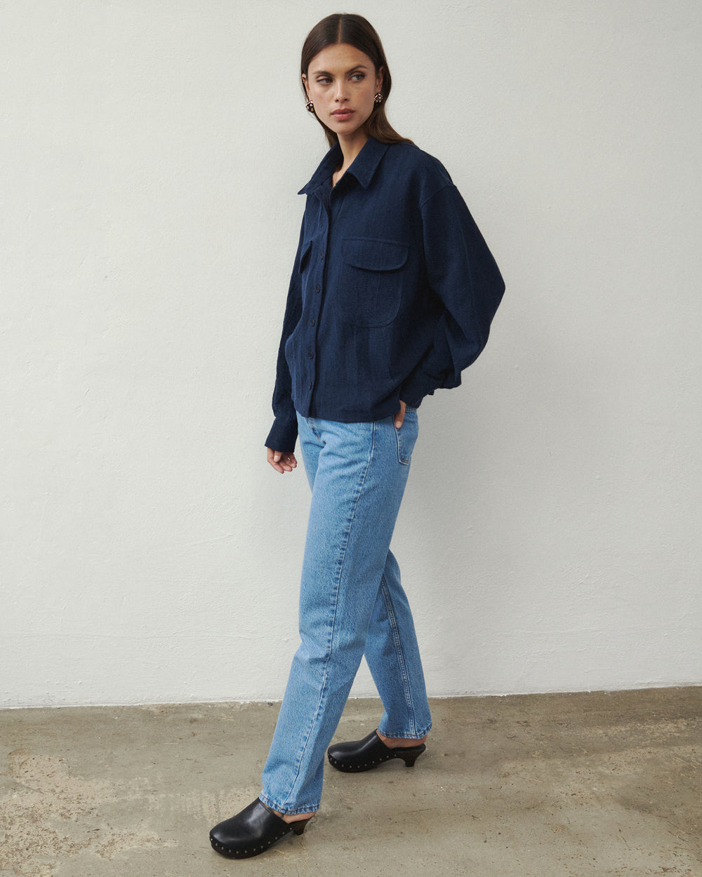 STREAM OVERSHIRT NAVY