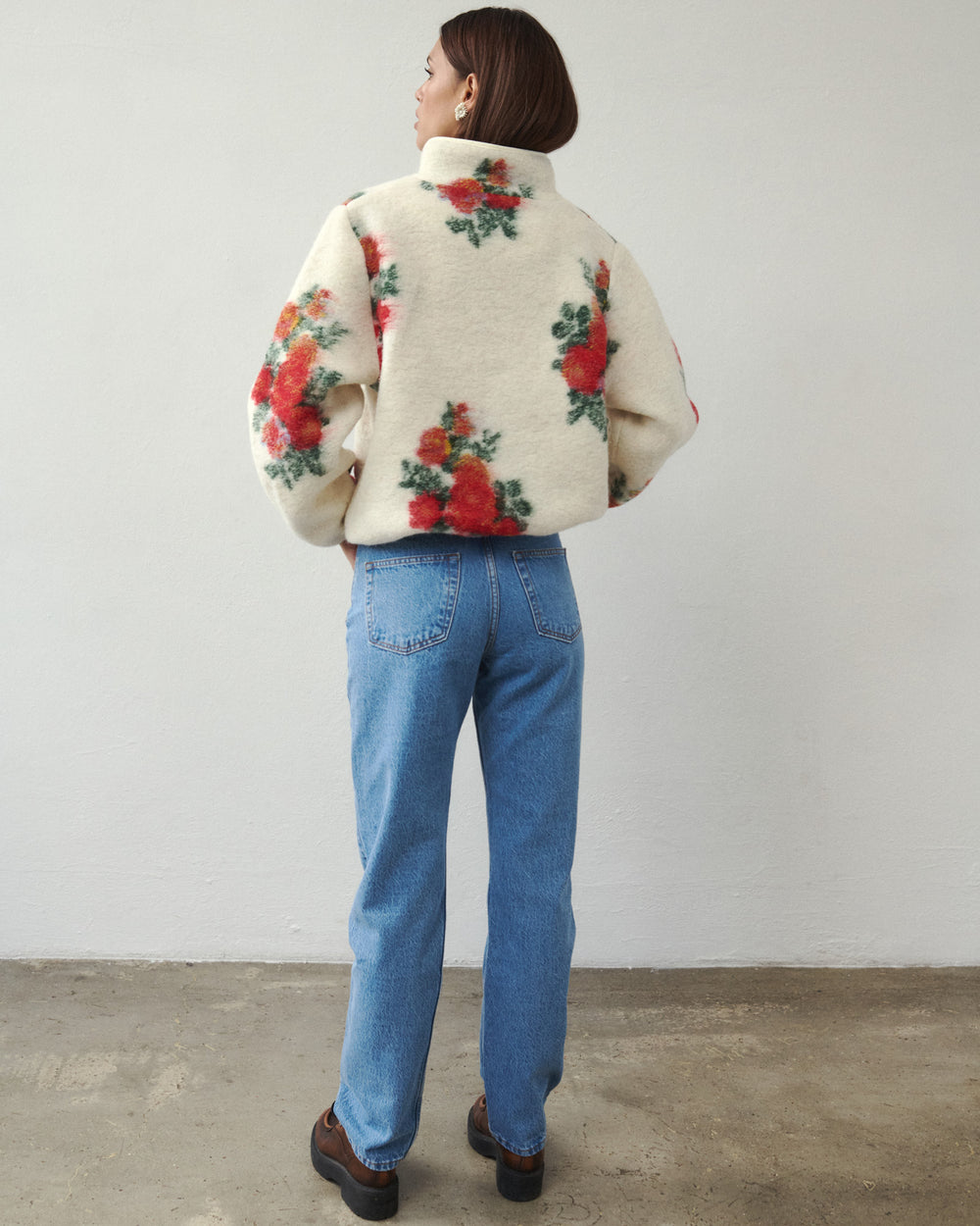 PIU WOOLEN SWEATSHIRT PRIMROSE