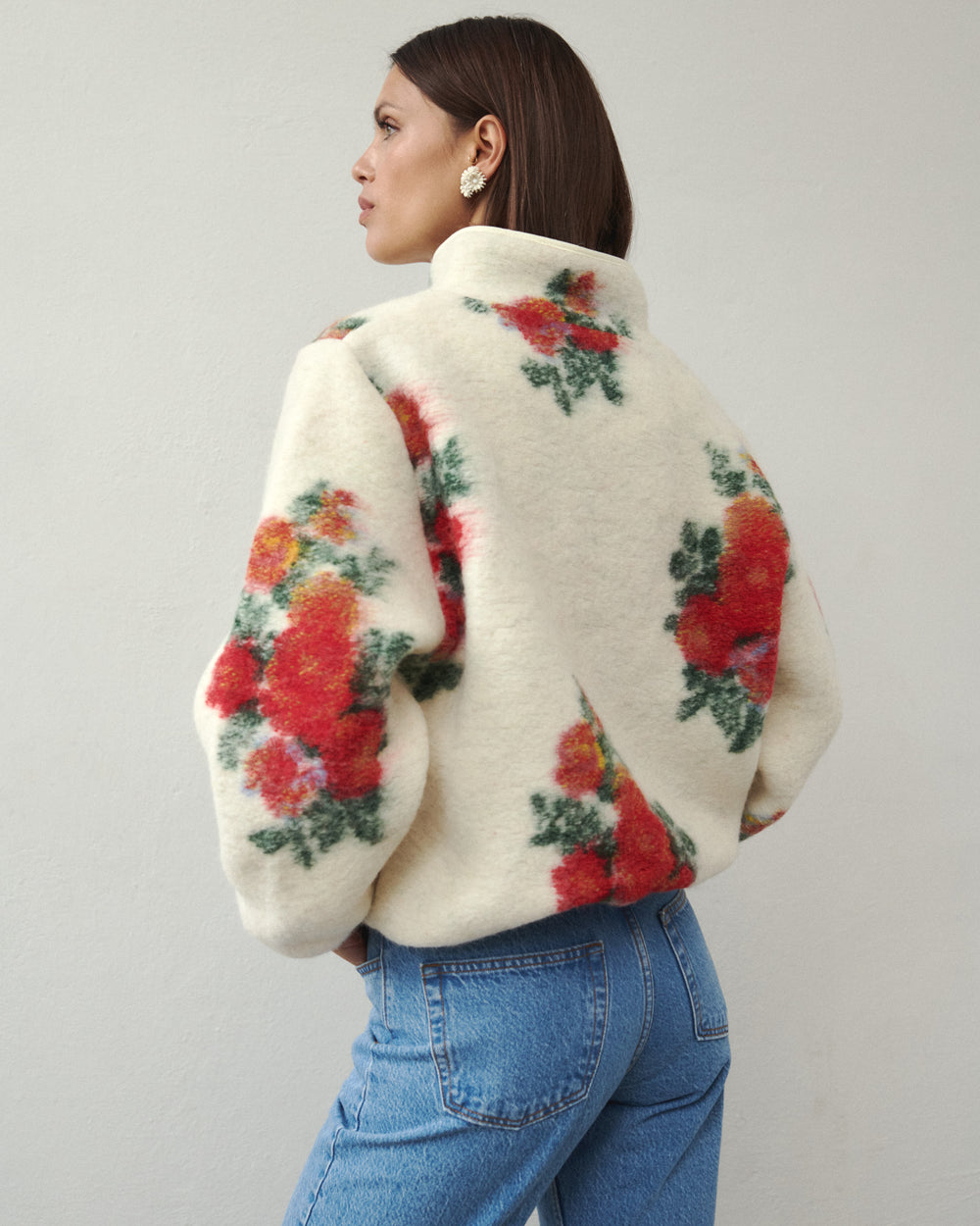 PIU WOOLEN SWEATSHIRT PRIMROSE