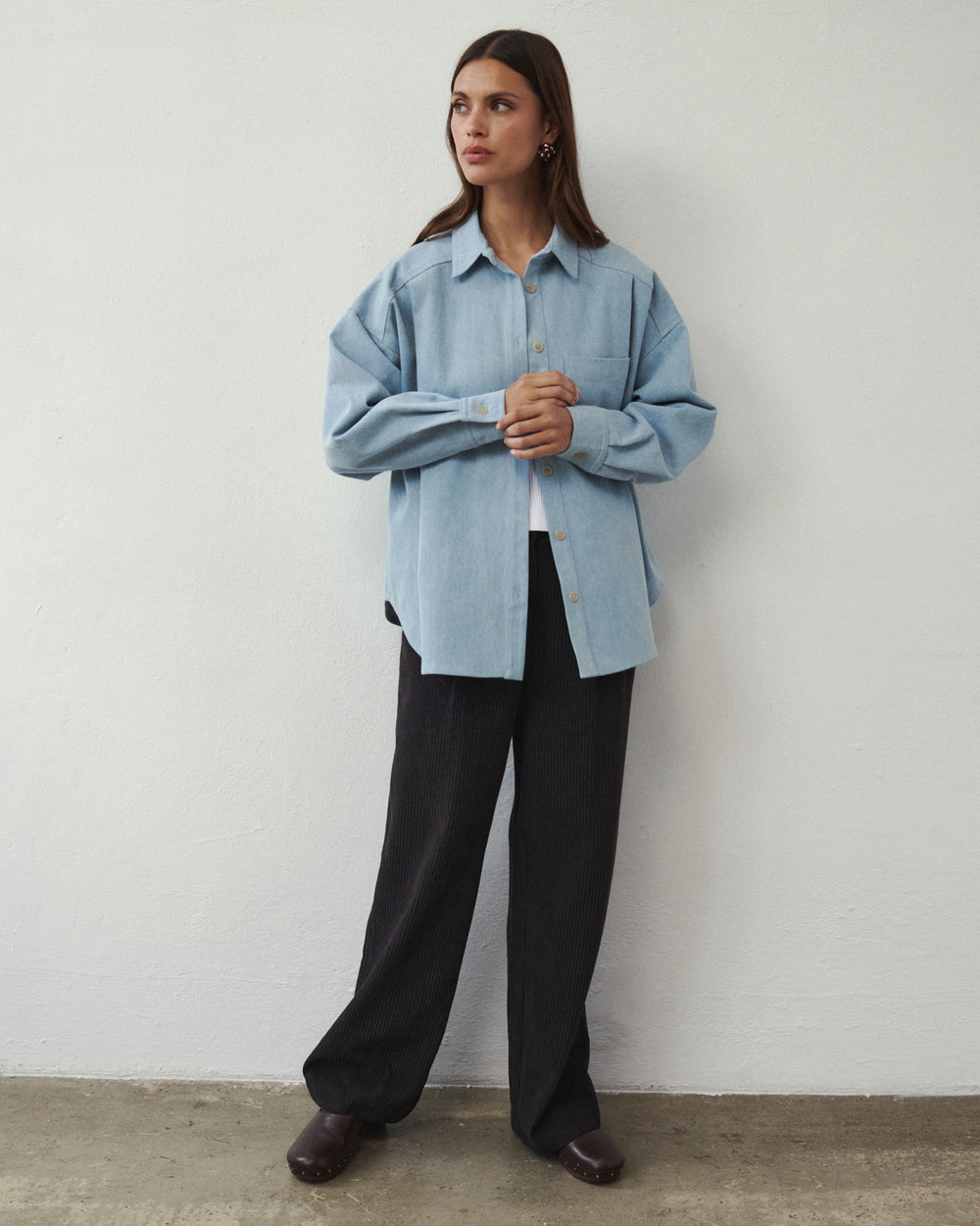 KOSZULA JEANSOWA OVERSIZE HOLLY