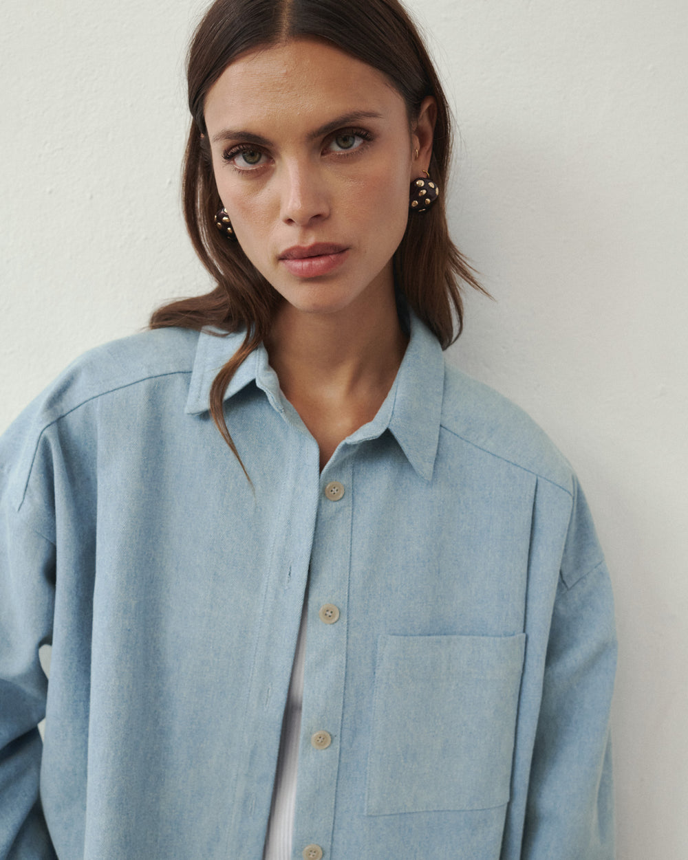 KOSZULA JEANSOWA OVERSIZE HOLLY