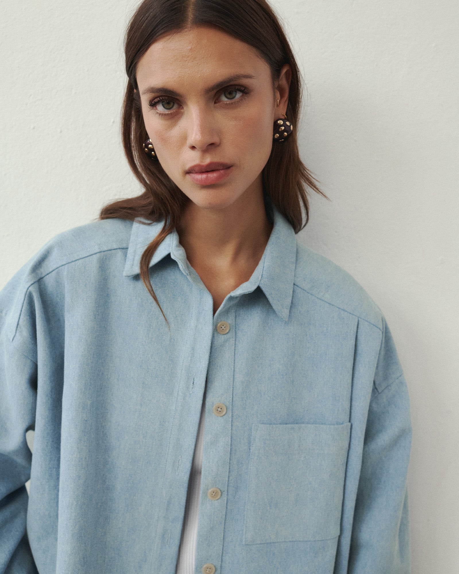 KOSZULA JEANSOWA OVERSIZE HOLLY