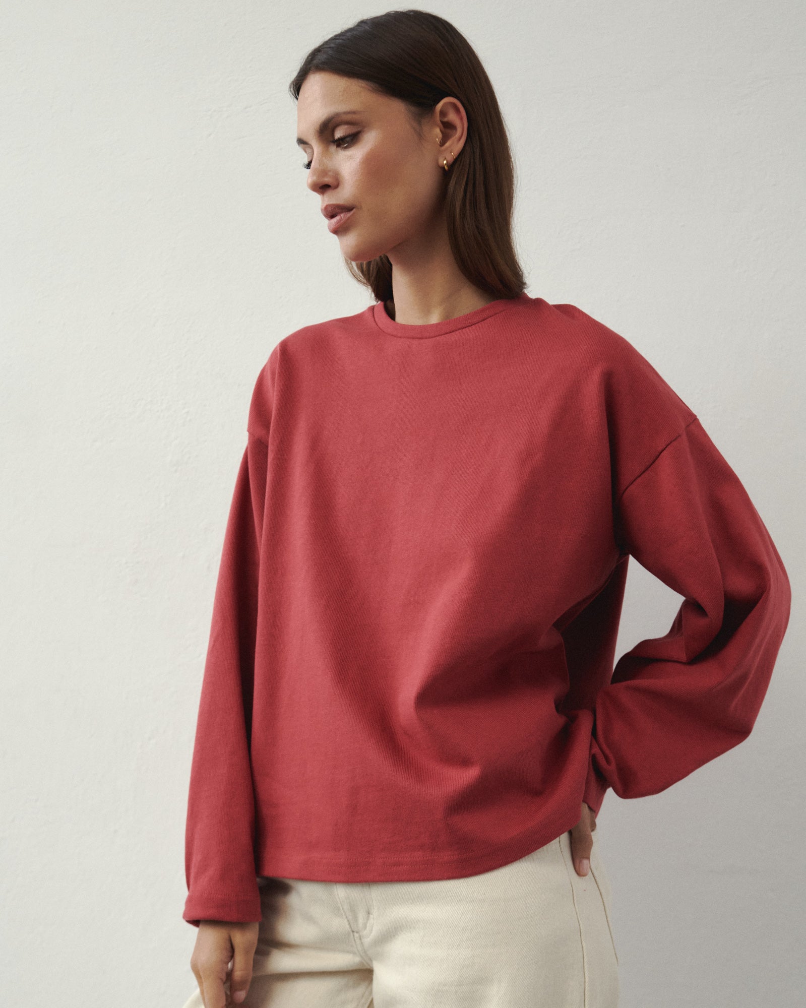 LYON LONGSLEEVE BURGUNDY