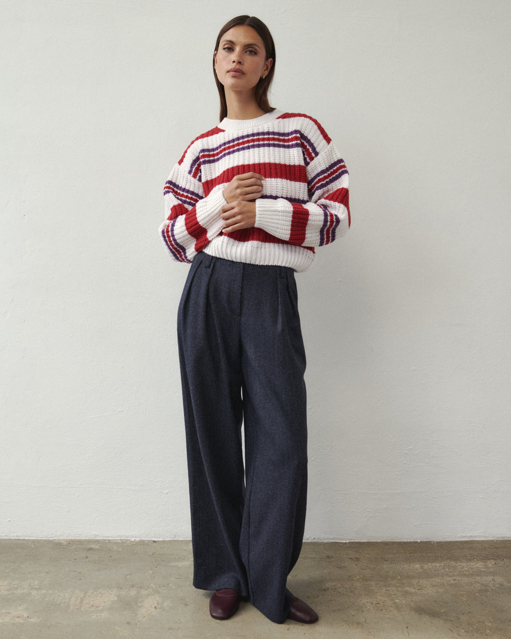 PULL EN LAINE ONCE RAYÉ