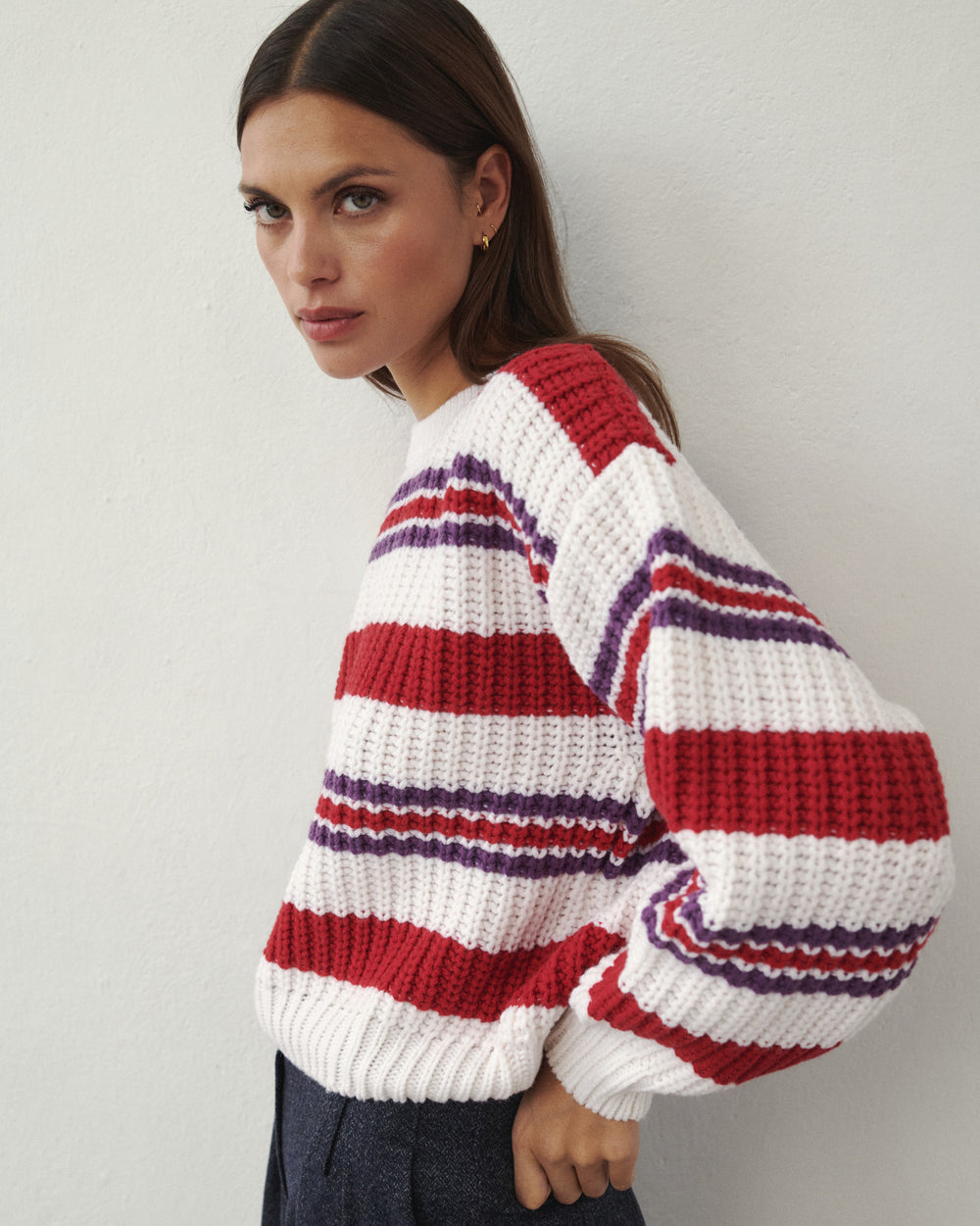 PULL EN LAINE ONCE RAYÉ