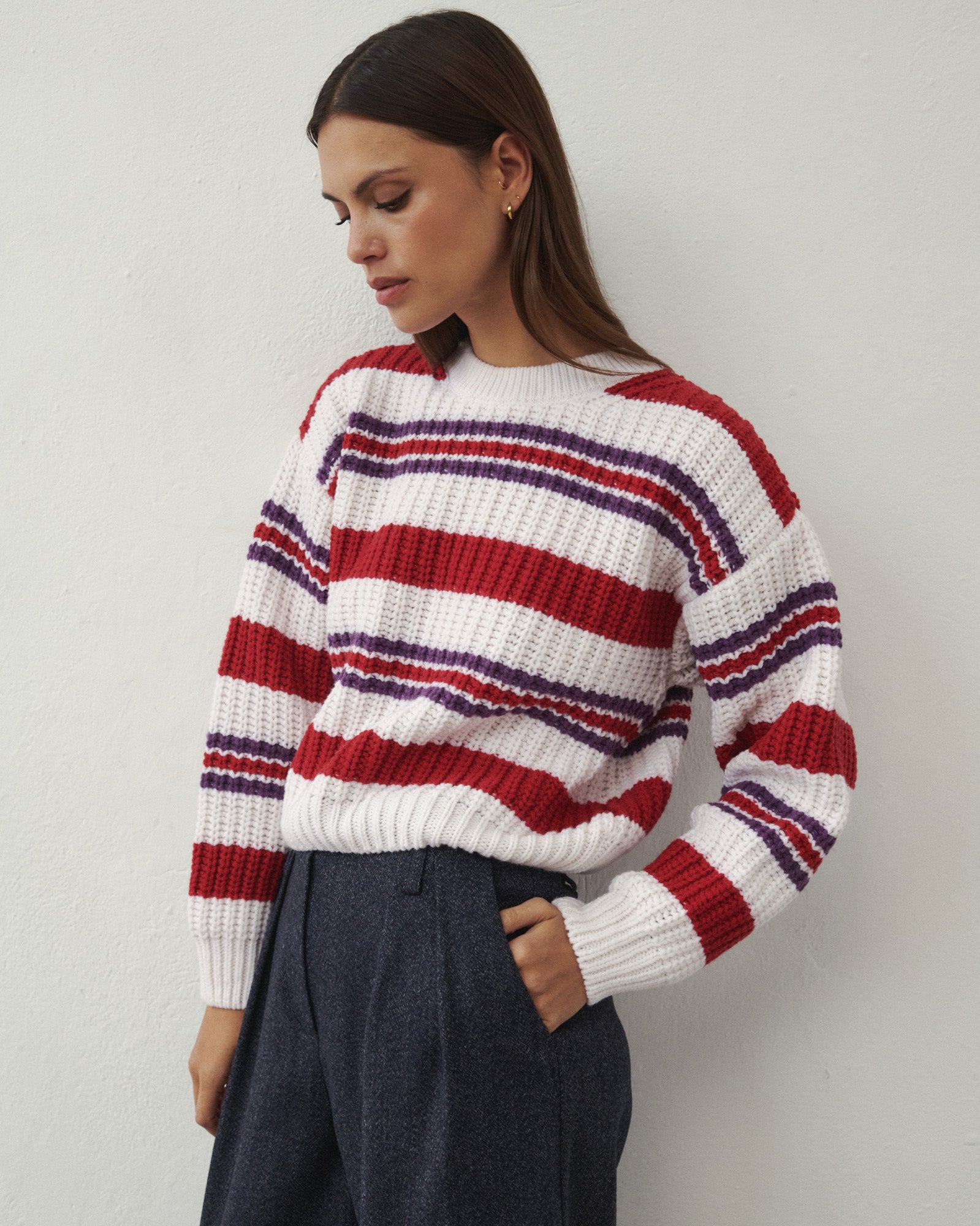 ONCE WOOLEN SWEATER STRIPES