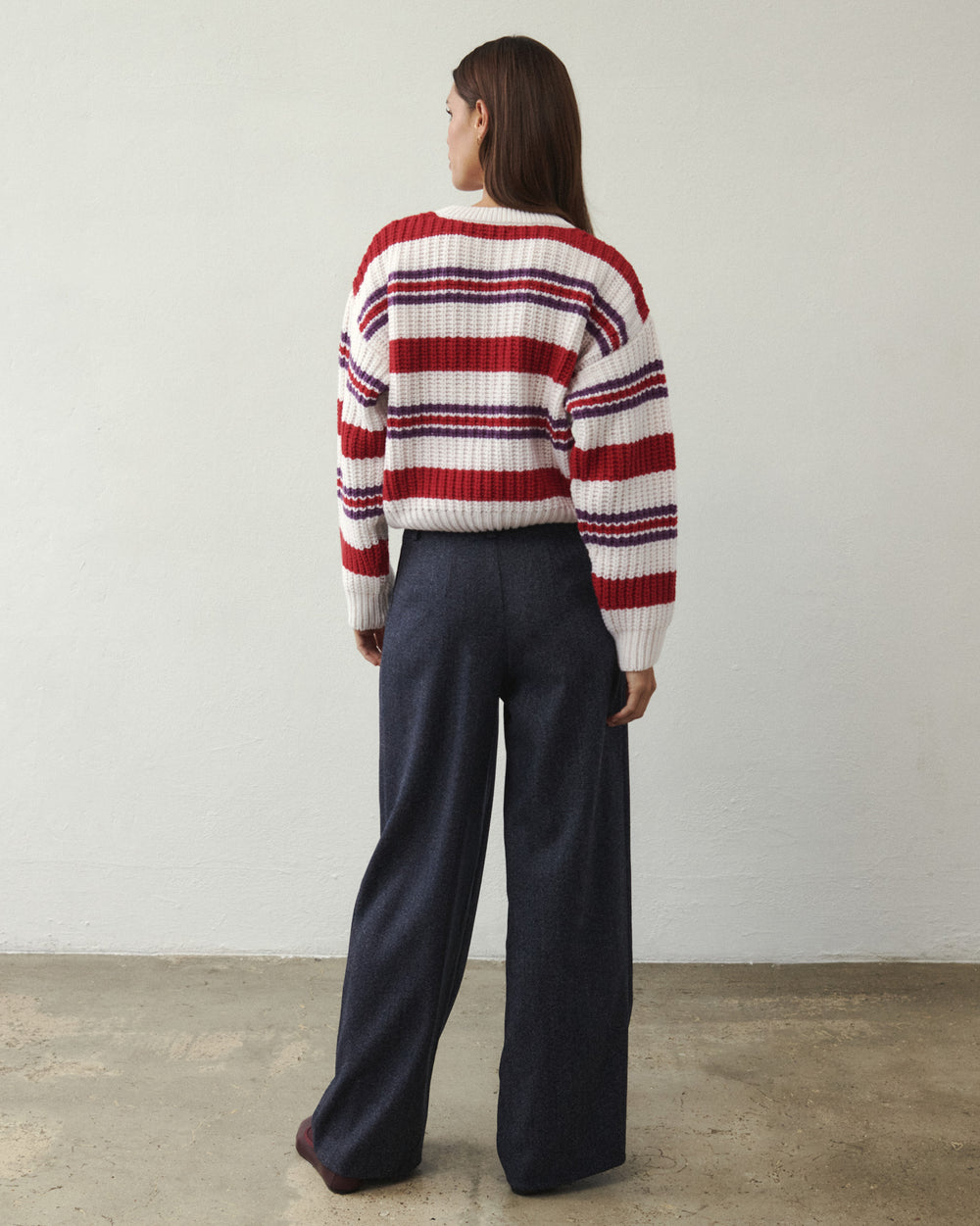 PULL EN LAINE ONCE RAYÉ