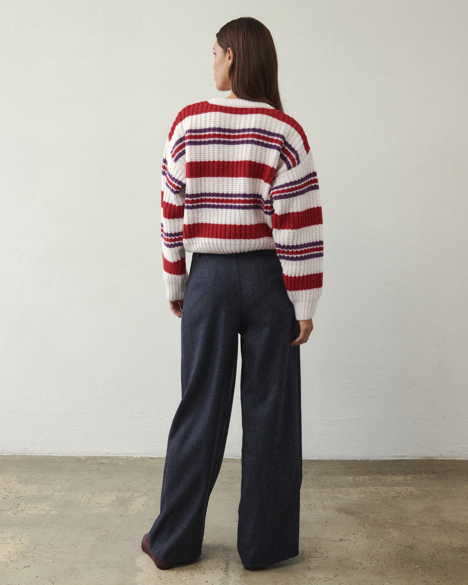 PULL EN LAINE ONCE RAYÉ