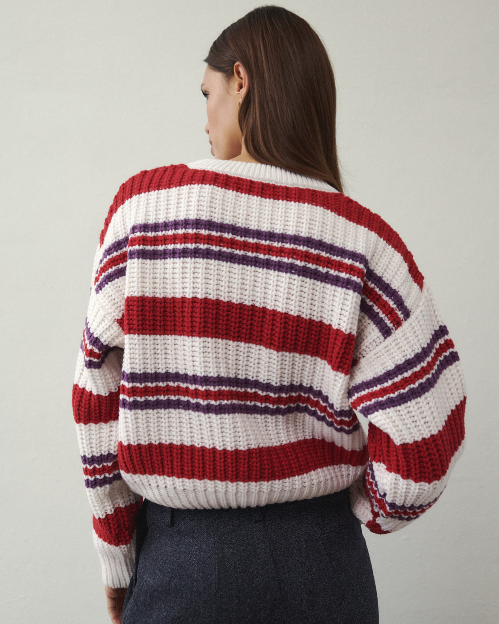 PULL EN LAINE ONCE RAYÉ