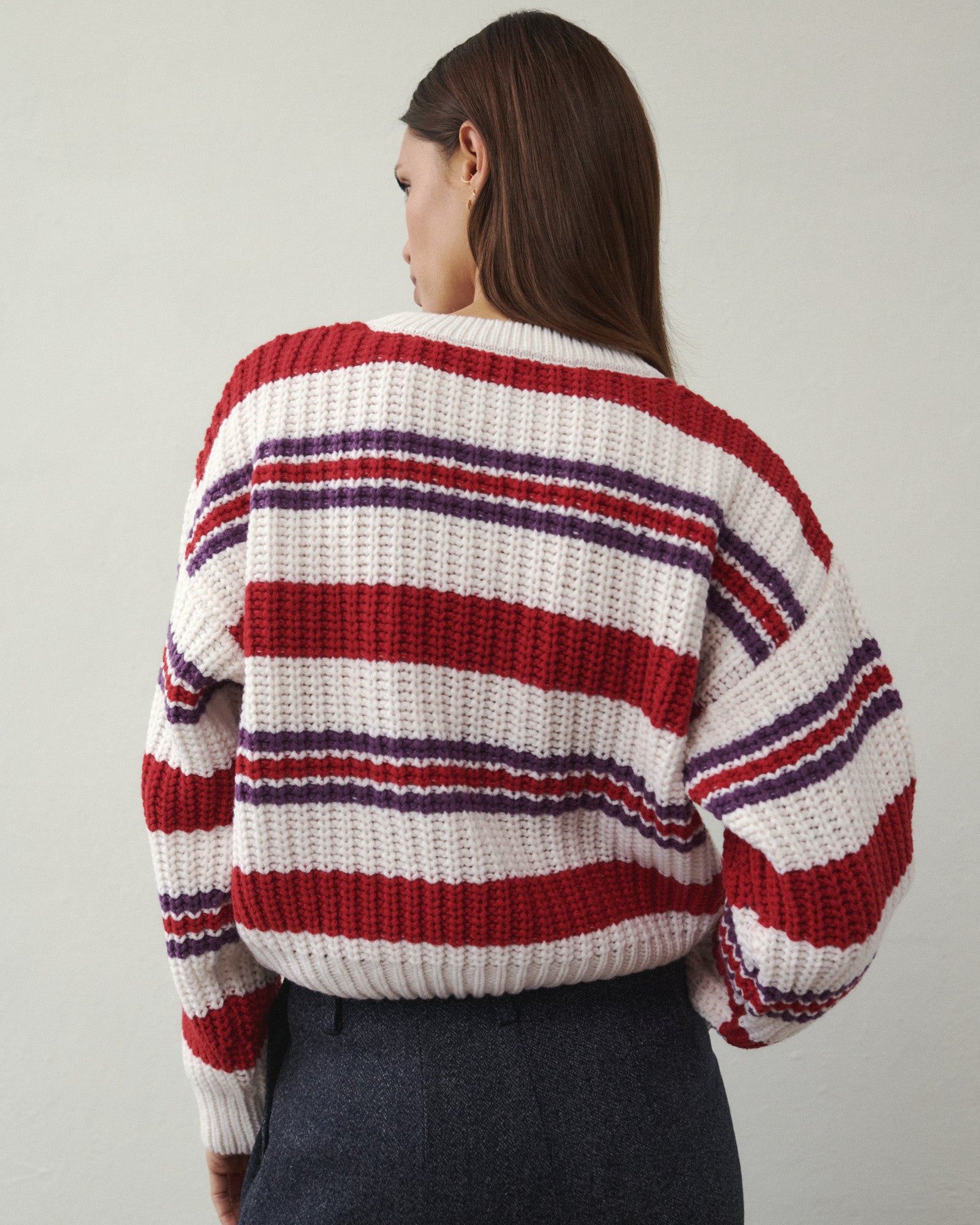 PULL EN LAINE ONCE RAYÉ