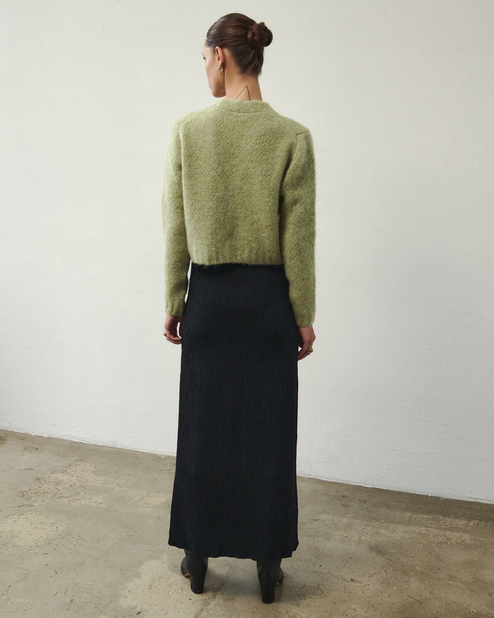 YUMI MAXI SKIRT BLACK