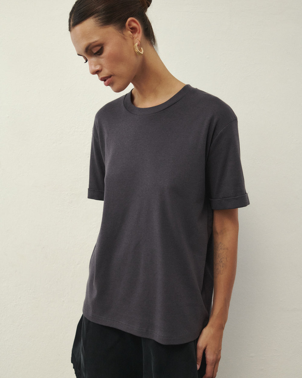 WAYNE T-SHIRT GRAPHITE