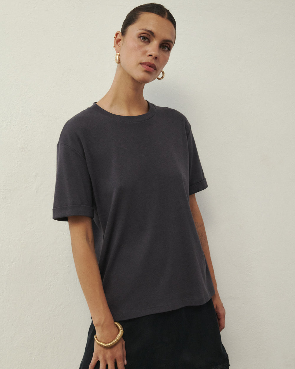 WAYNE T-SHIRT GRAPHITE