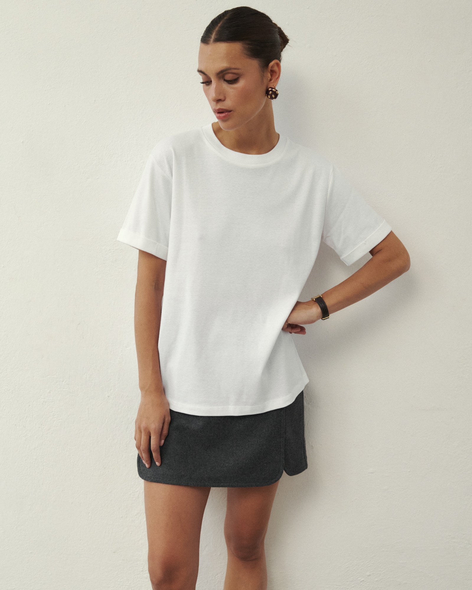 WAYNE T-SHIRT WEISS