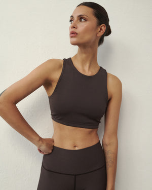 ANDY GYM TOP BRAUN