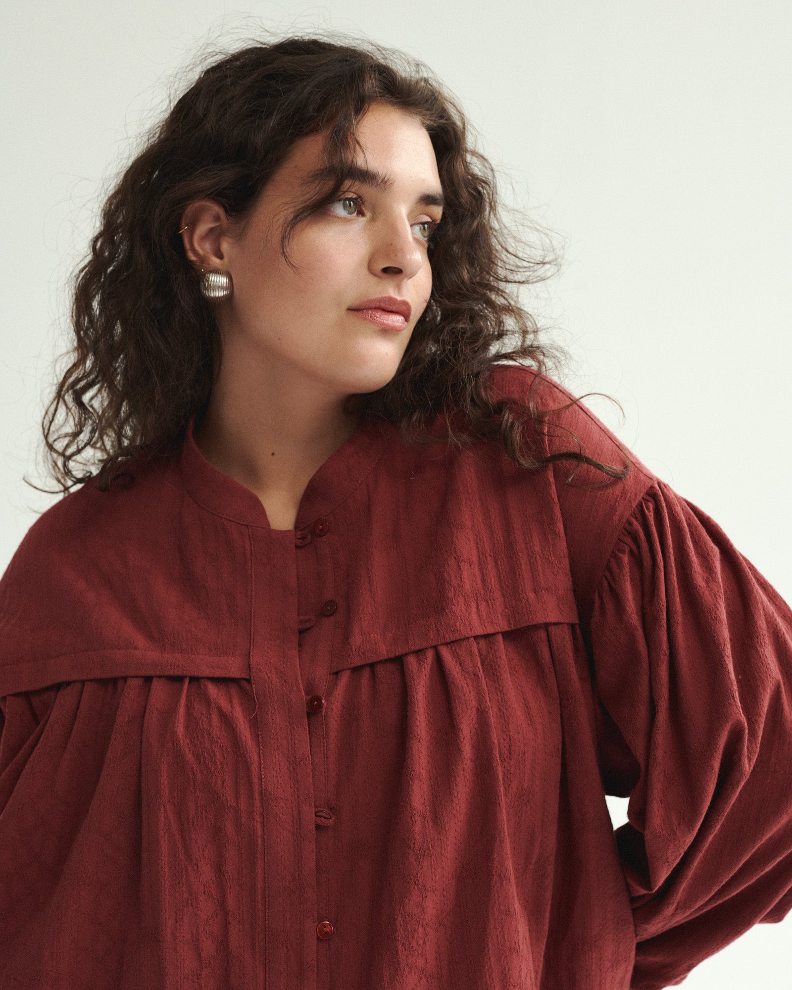 CHEMISE RITA BORDEAUX