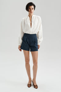SLAY SHORTS STREIFEN NAVY