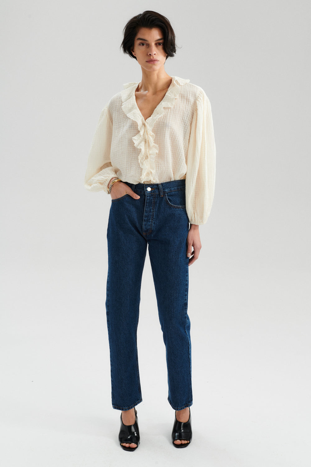 LEA BLUSE ECRU