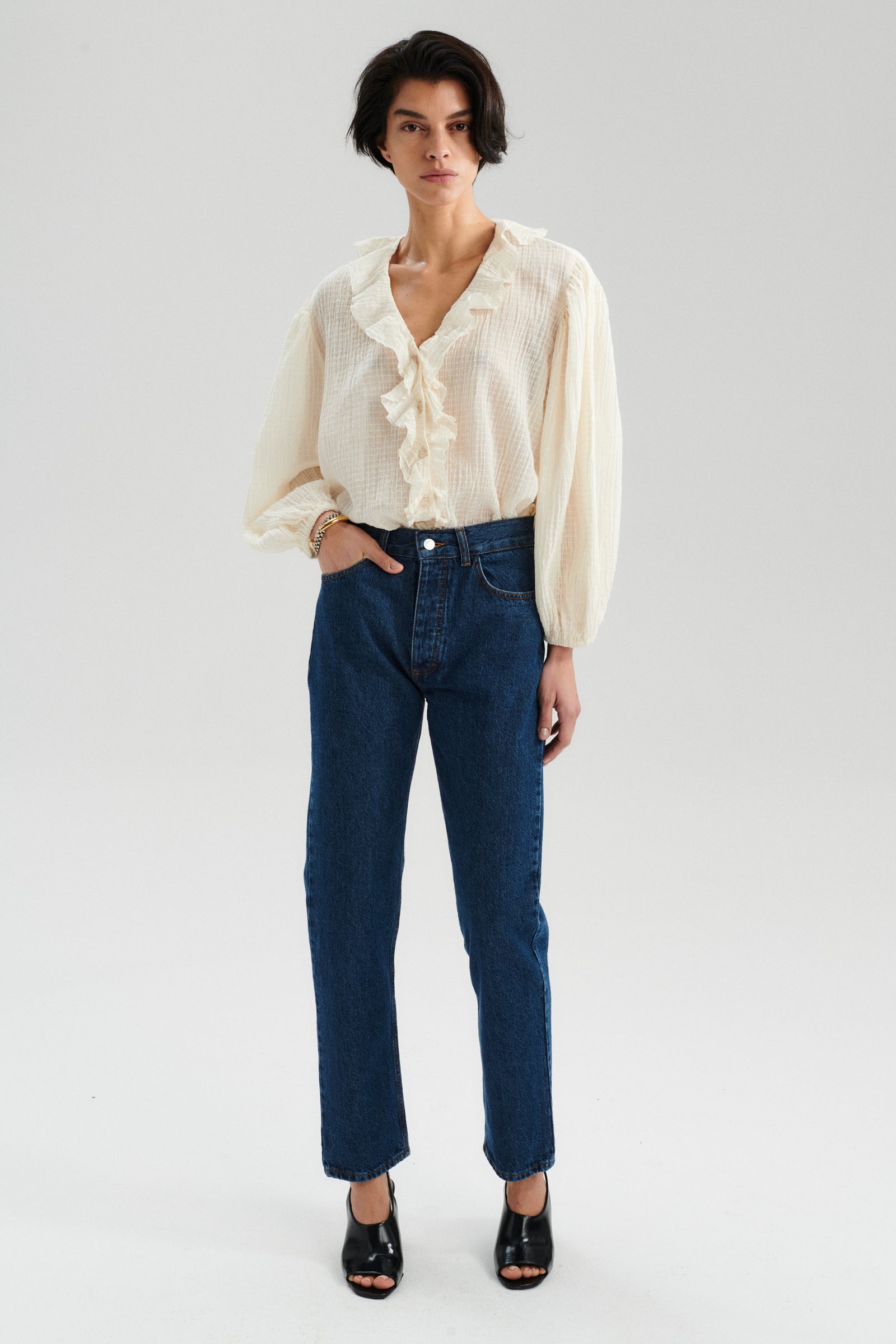 LEA BLUSE ECRU