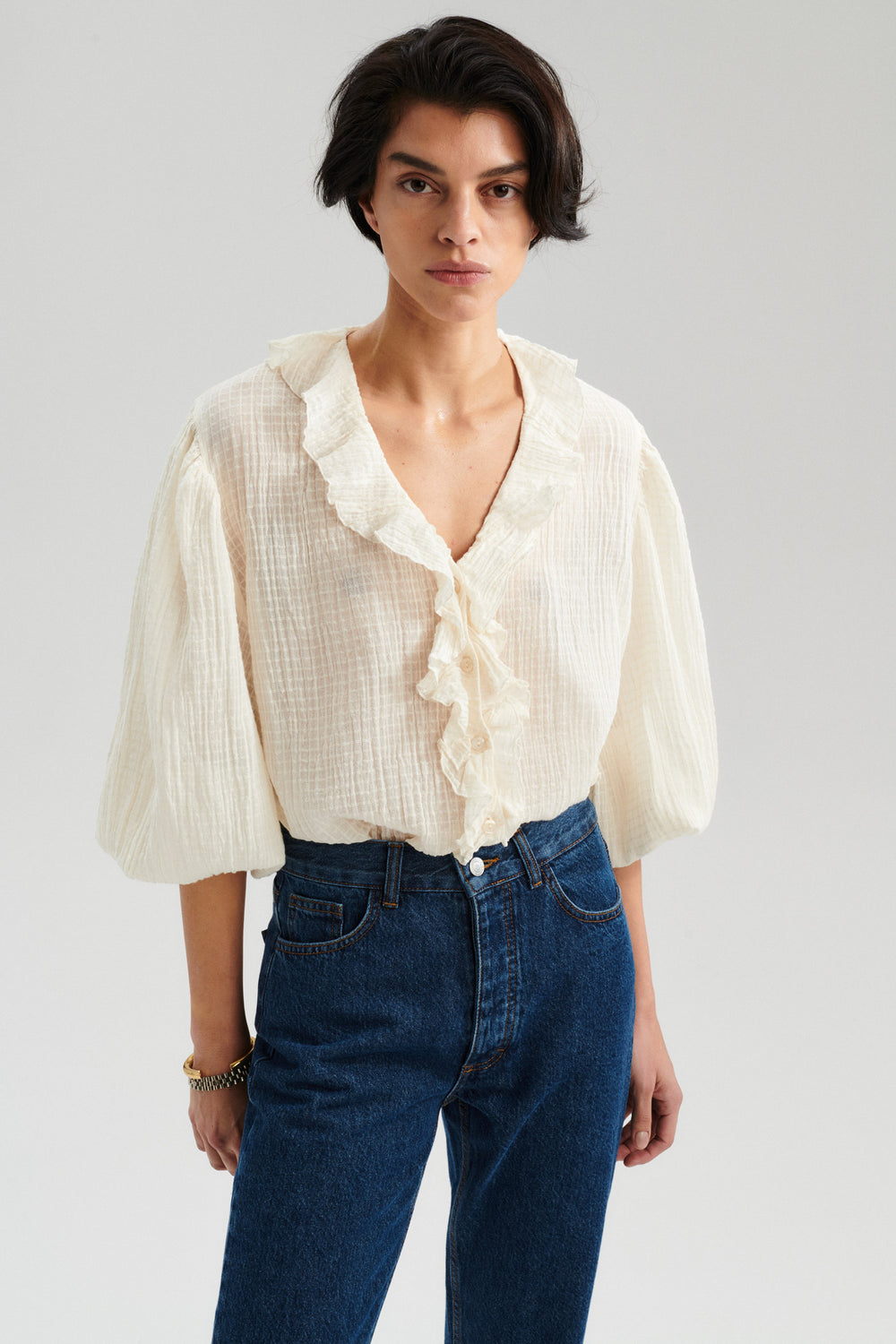 LEA BLUSE ECRU