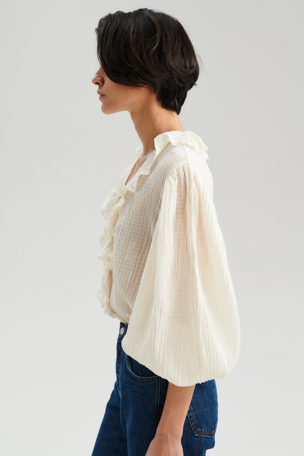 LEA BLUSE ECRU