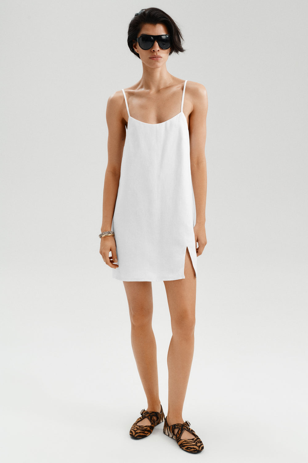 ROBE PASTIS BLANCHE