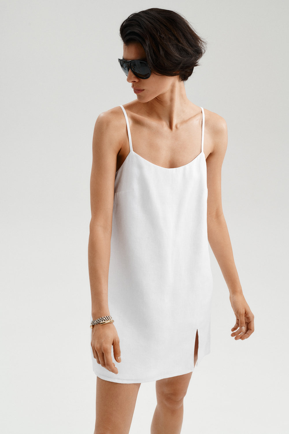 ROBE PASTIS BLANCHE