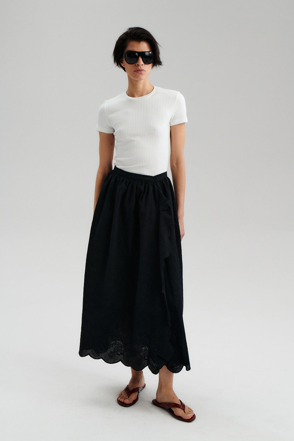 SPÓDNICA MAXI ARIA BLACK
