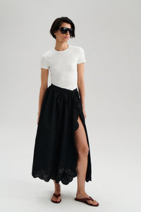 SPÓDNICA MAXI ARIA BLACK