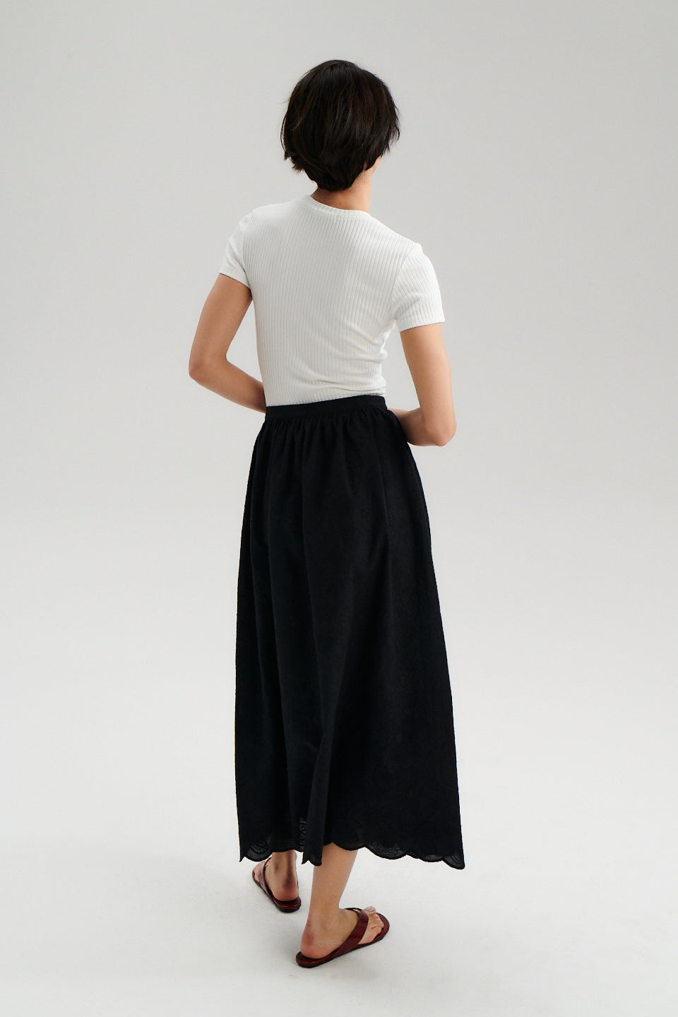 SPÓDNICA MAXI ARIA BLACK