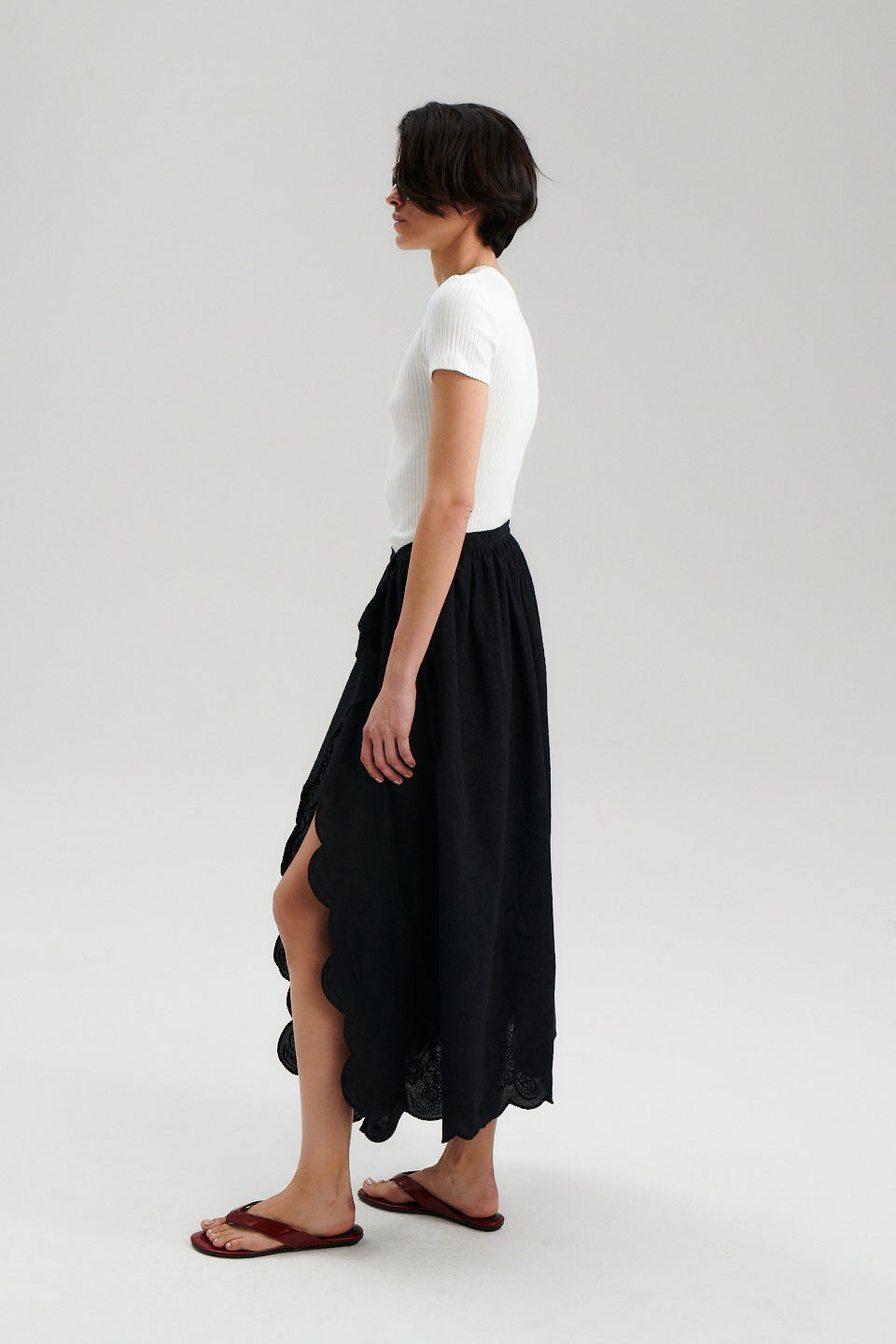 SPÓDNICA MAXI ARIA BLACK