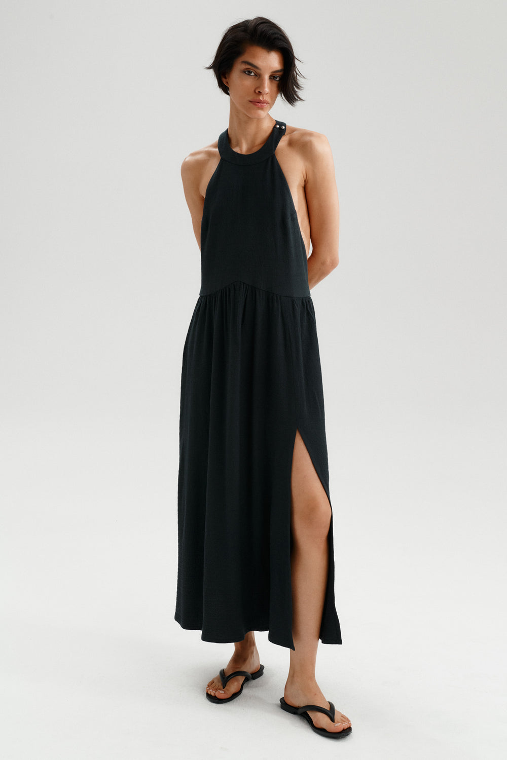 COASTAL KLEID SCHWARZ
