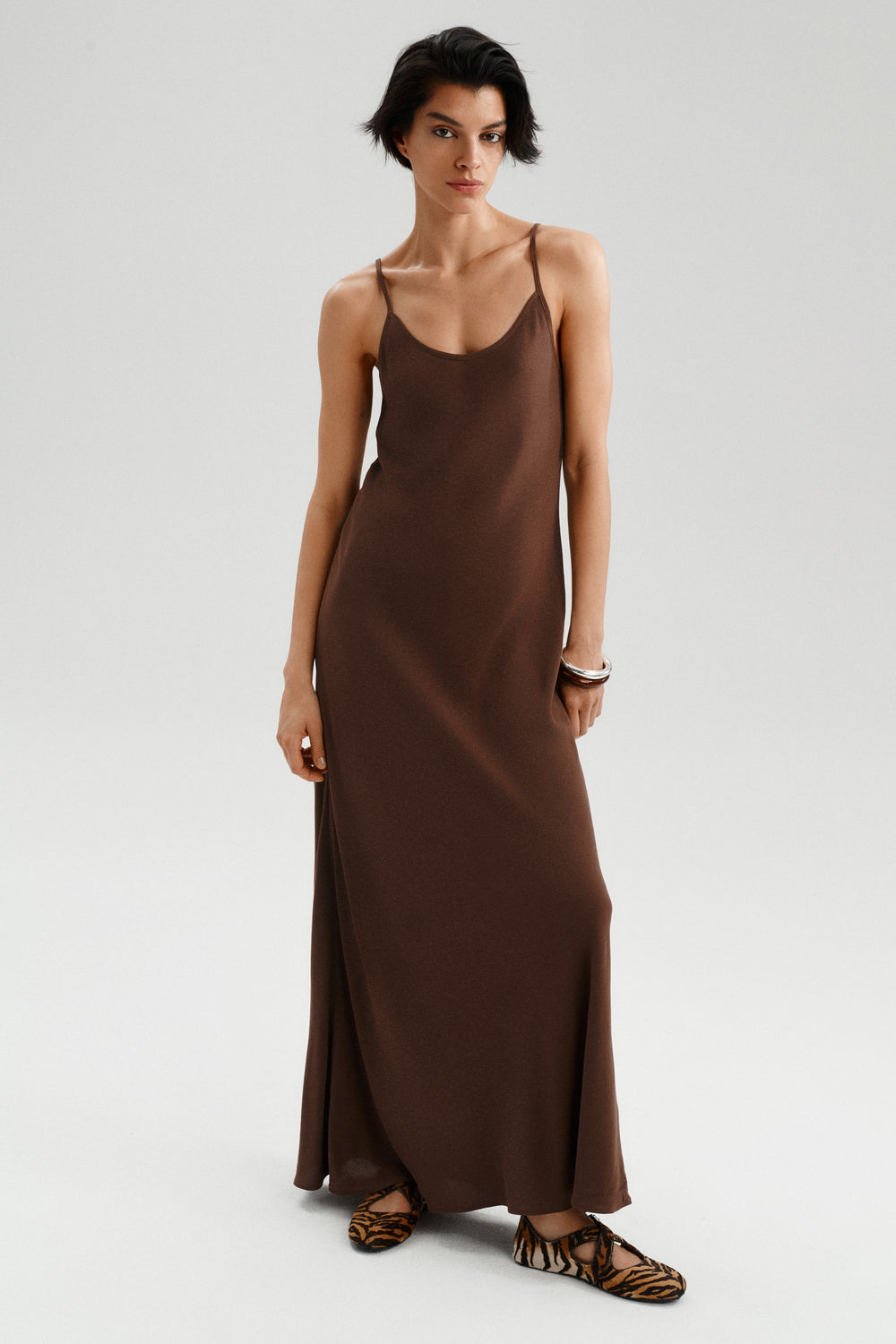 SUKIENKA GOSSIP BROWN