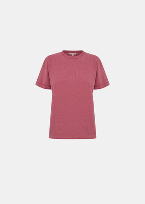 VIBES T-SHIRT BURGUNDY