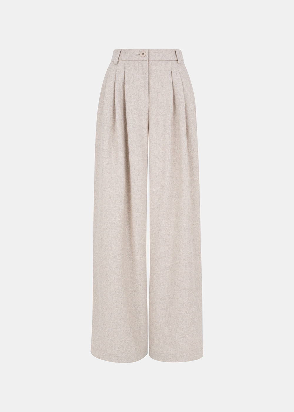 GABLES WOOLEN PANTS BEIGE