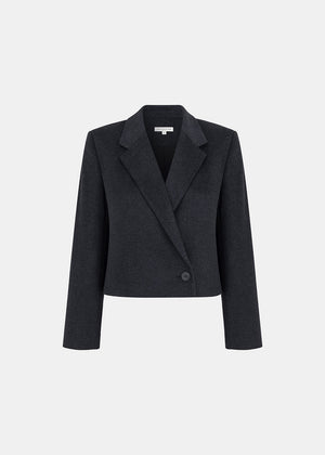 ELLIS WOOLEN JACKET BLACK