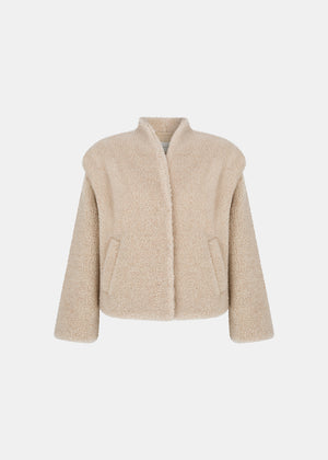 CHERIE WOOLEN JACKET BEIGE