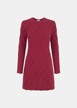 PHILO DRESS BORDEAUX