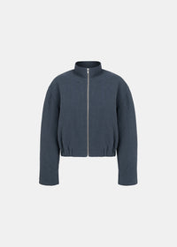 KURTKA ŻAKARDOWA ATELIER GRAFITOWA