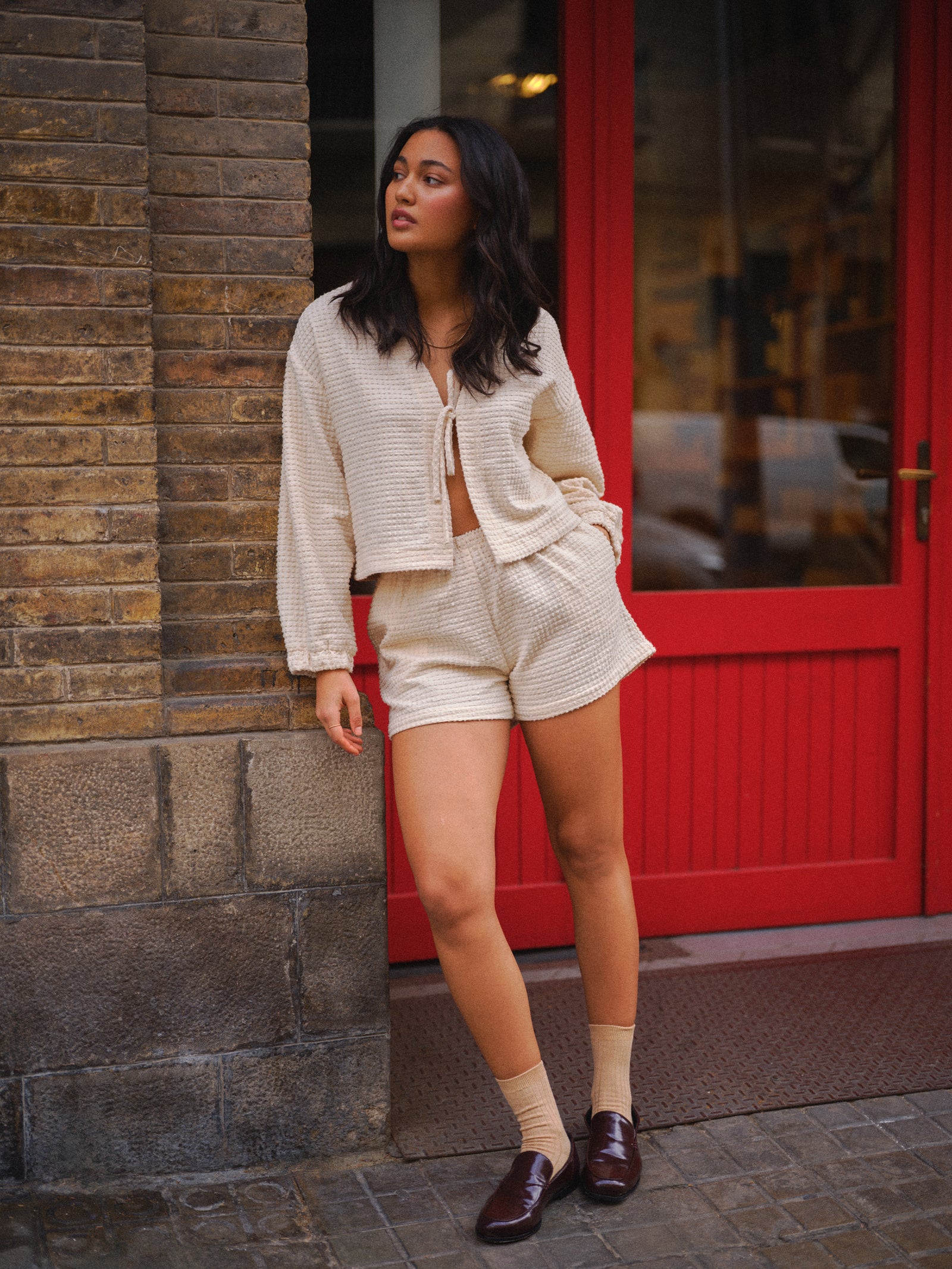 HORIZON SHORTS ECRU