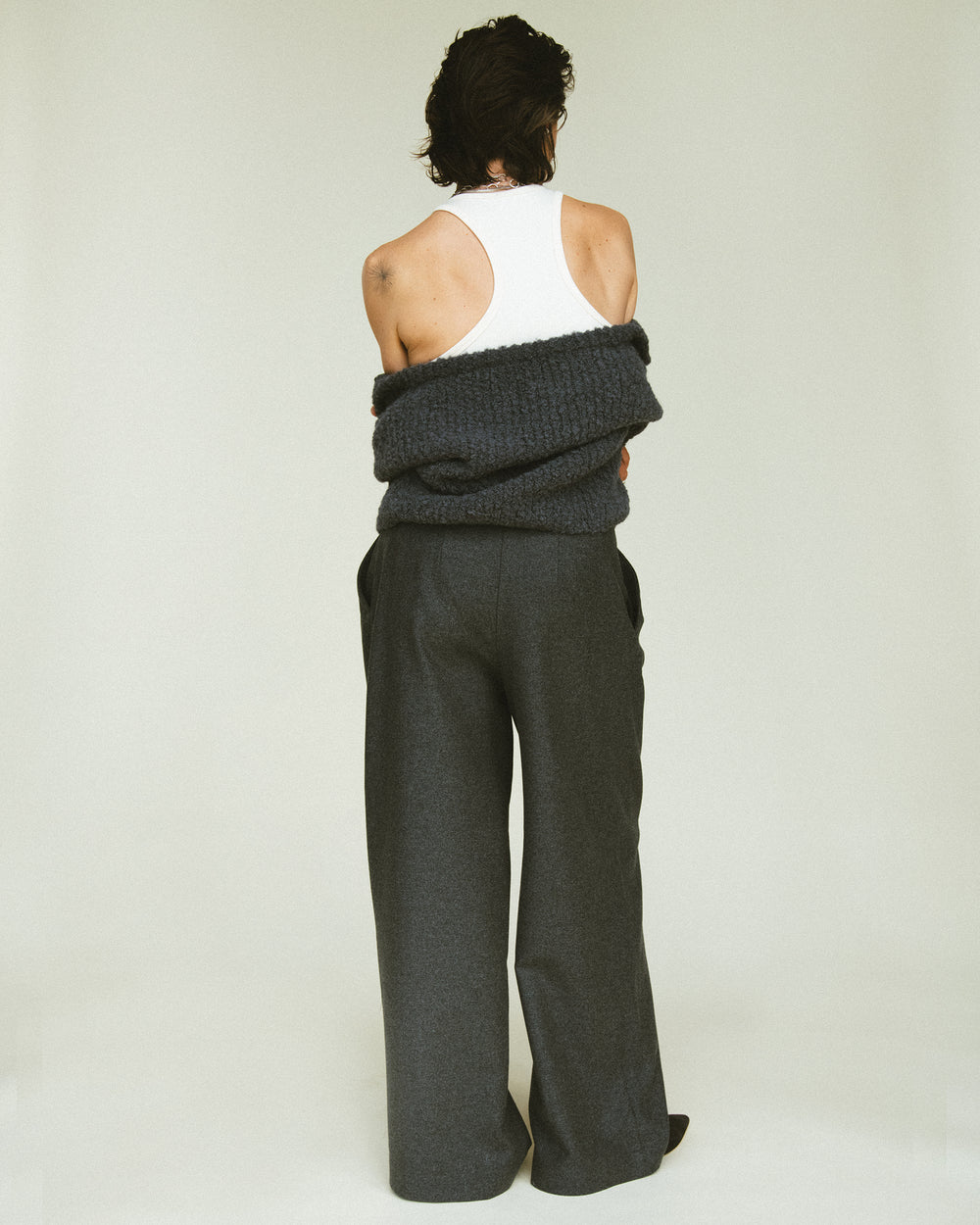 WOOL PANTS GABLE