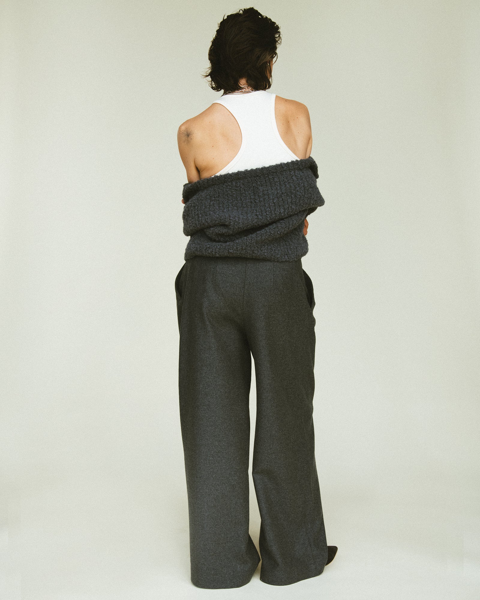 WOOL PANTS GABLE