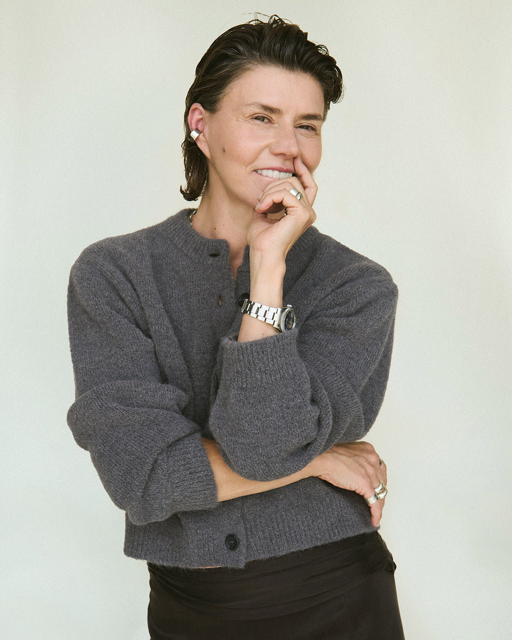 SUBLIME WOLLSTRICKJACKE GRAPHIT