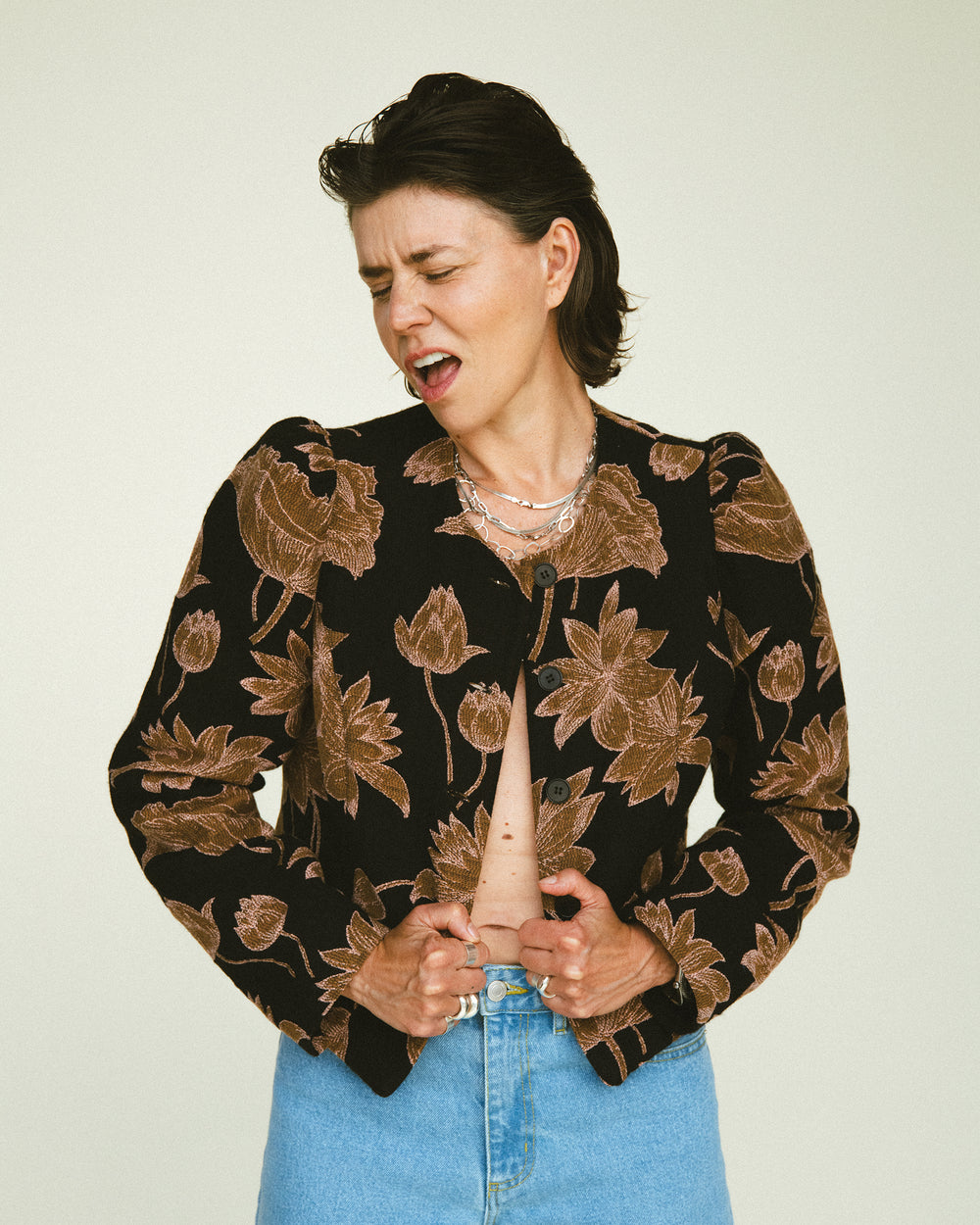MONTANA JACQUARD JACKET BLACK